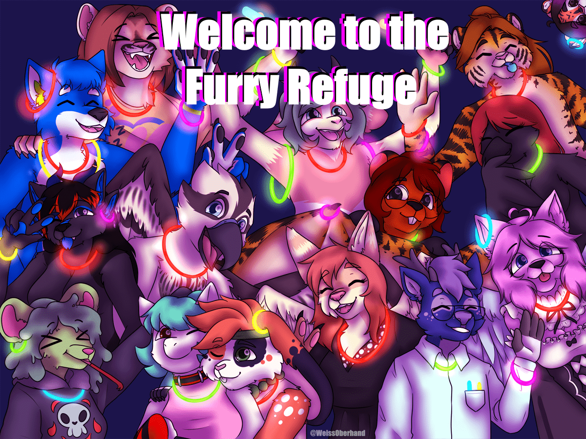 Furry Refuge commission size changed