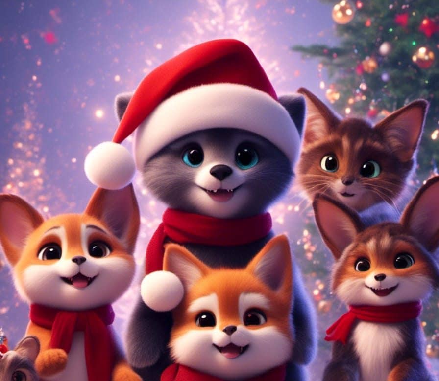 🎄✨ Merry Christmas from all of us at Furry Refuge! 🐾